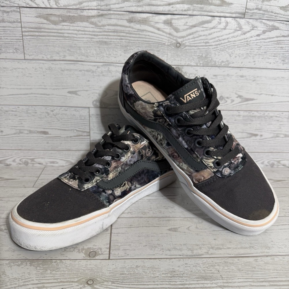 Vans Old Skool Romantic Floral Sneakers Women's 7.5 Sk8 Casual Shoes 500714